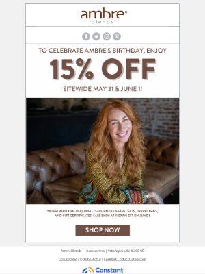 Ambre Blends - 15% Off SITEWIDE!