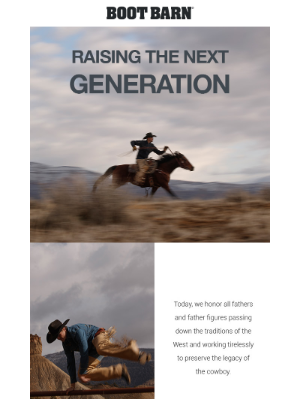 Boot Barn - Honoring Fathers Across the West