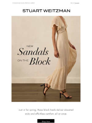 Stuart Weitzman - Immediately Yes: New Block-Heel Sandals You’ll Love