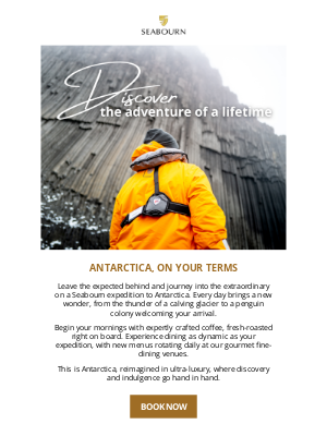 Seabourn Cruise Line - Antarctica Is Calling - Adventure In Luxury.
