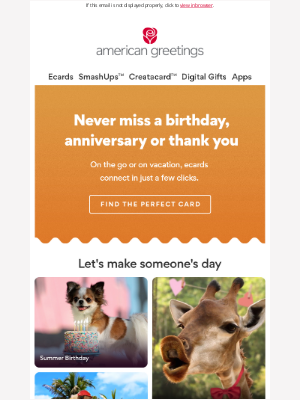 American Greetings - Easily celebrate summer moments 🌞