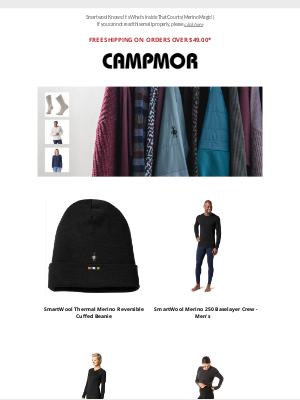 Campmor - Discover Smartwool Comfort!