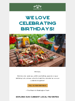 Made In Washington - Psst...when is your birthday?