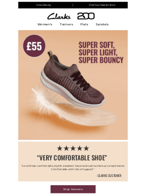 Clarks Shoes (United Kingdom) - Unbeatable comfort for £55