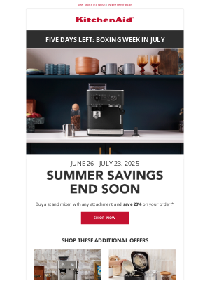 KitchenAid - 📢Last call on these summer deals