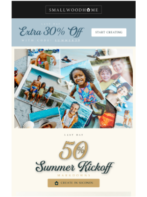 SmallwoodHome - 50% OFF Markdown Sale ENDS TODAY! 🎉