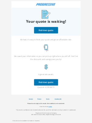 QuoteWizard - Your savings are still waiting--Come back and finish your quote.