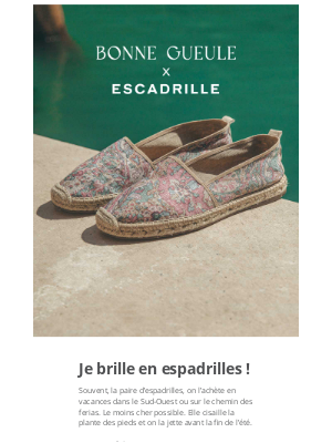 Bonnegueule (France) - Je brille en espadrilles