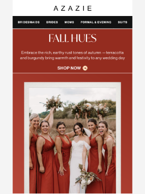 AZAZIE - Welcome the fall with these top colors of the season! 🍂