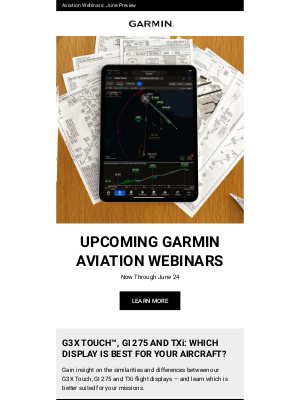 Garmin - New SmartCharts Webinar Coming Up