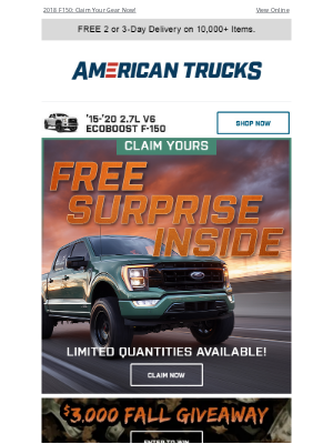 American Trucks - 🚗 Your 2018 F150 Has a Free Surprise Inside!