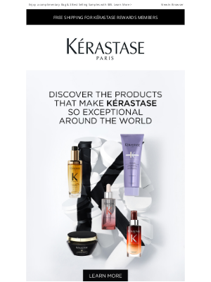 Kérastase - They are best sellers for a reason, trust us!