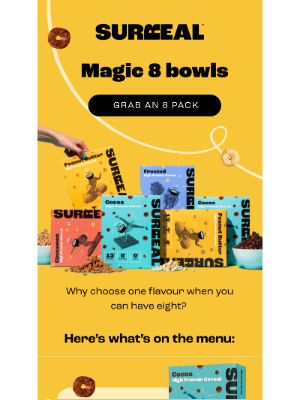 Surreal (United Kingdom) - Guess how many flavours we have