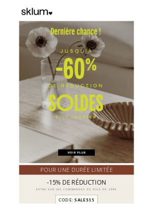 Slum (France) - Dernière chance ⏳ Soldes jusqu'à -60% de réduction