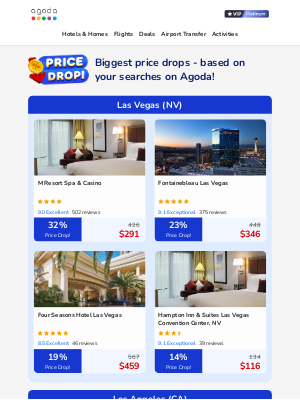 Agoda - virginia, top price drops in Las Vegas (NV), selected for you!