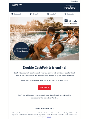 Norwegian Air Shuttle - Last chance: Autumn Sale on hotels ⏳