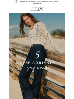 J.Crew - Your new arrivals edit: five things to see
