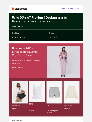 Zalando (Germany) - Up to 50% off Premium & Designer brands