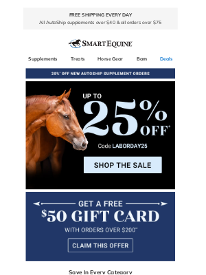 SmartPak Equine - Shop The Labor Day Sale for up to 25% OFF