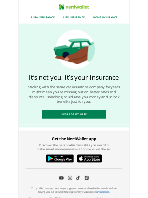 NerdWallet - 👇 Snag a lower car insurance rate