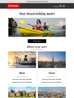 Emirates - See more, experience more with our special fares