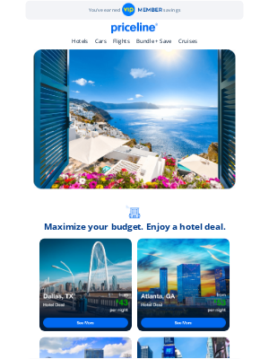 Priceline - Your 🏨 savings are ready for New York, Chicago + more