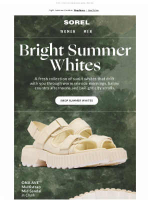 SOREL - Sundrenched Summer Whites