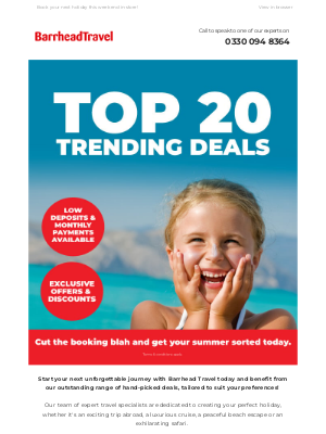 Barrhead Travel (United Kingdom) - Discover 20 Of Our Best Hand Picked Offers | Exclusive Discounts and Add-Ons!
