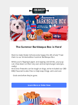 The Dog Bakery - 🍔Summer Barkbeque Box is Here!