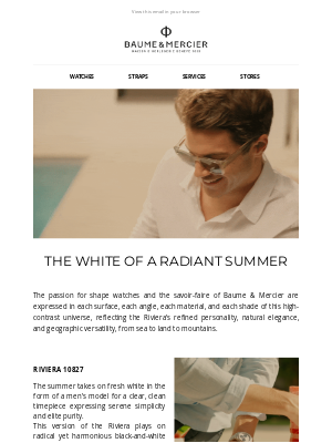 Baume & Mercier - Return of the white dial
