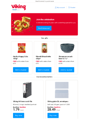 Viking Direct (United Kingdom) - 🎁 It’s our birthday