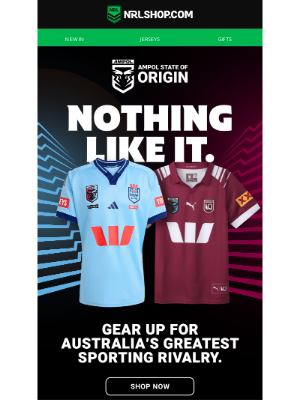 NSW Rugby League (Australia) - 2025 State of Origin Gear Is Here 🔥