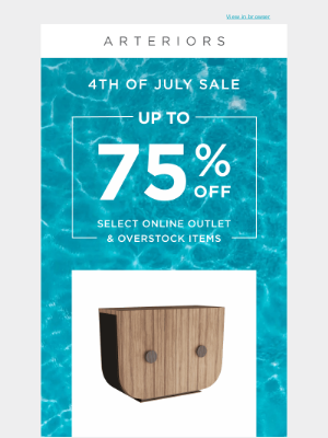 Arteriors Home - Last Chance to Save Up to 75% 