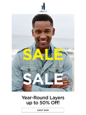 johnnie-O - Year Round Layers, Up to 50% Off