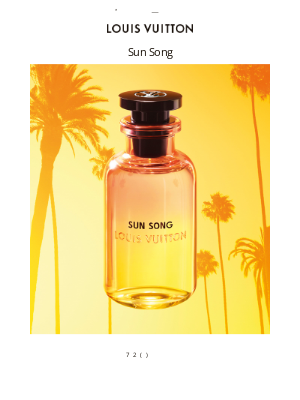 Louis Vuitton (Japan) - 【オンライン先行発売中】新作フレグランス｢サン ソング｣