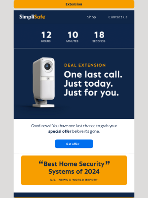 SimpliSafe - Surprise - your big discount is still here