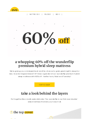 Eve Sleep (United Kingdom) - 60% off your dream mattress ☁️