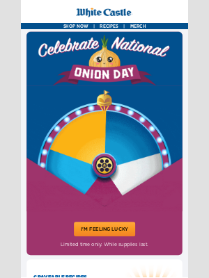White Castle - Celebrate National Onion Day!