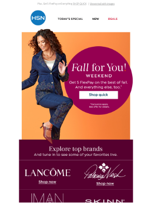 Home Shopping Network - Shop the Best of Fall and Limited Time Deals 🍁