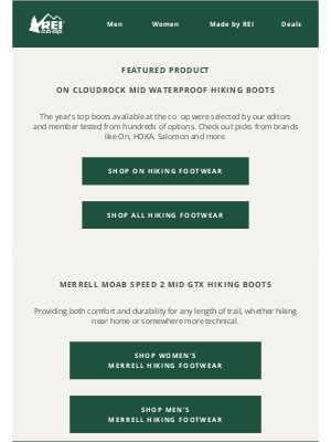REI - Have you met 2025’s top hiking boots?