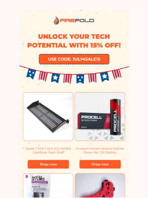 FireFold - Upgrade your home and office with our July 4th super sale!