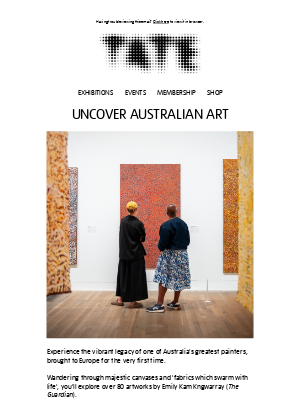 Tate (United Kingdom) - See ★★★★ 'stunning' artworks by Emily Kam Kngwarray (The Times)