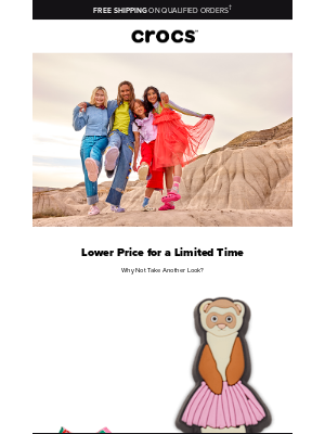 Crocs - We've dropped the price for a limited time.