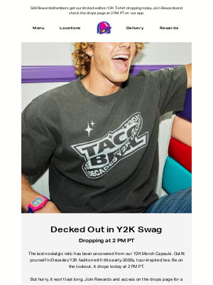 Tuesday Drops: Rep your Y2K love