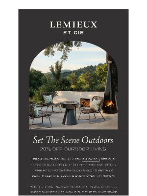 The Inside - Set the Scene Outdoors