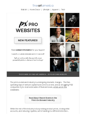 Fine Art America - New Feature!  View Buyers' Names and E-Mail Addresses on Your Artist Website!