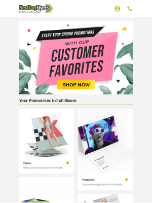 NextDayFlyers - Let Your Promotions Bloom With Custom Fast Favorites