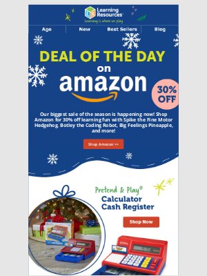 Learning Resources - Today Only: 30% Off on Amazon!
