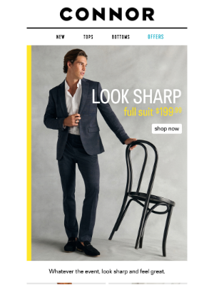 Connor Clothing (Australia) - Look Sharp and Feel Great