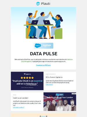 Plauti - Data Pulse Issue #5: You care about Data, we care about your success!